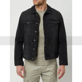 Mcneal Charcoal Denim Jacket