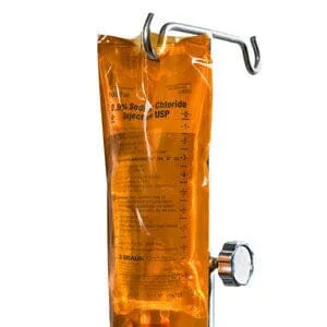 Medipak UVLI Bag™ 6" x 10" Amber, Slit Top Style, for 1/2L IV Bags