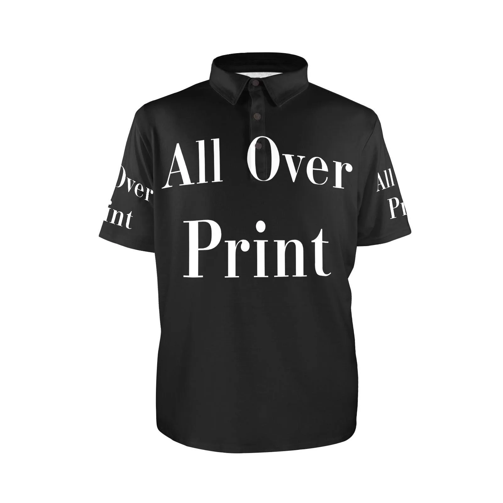 Men's All Over Print Polo Shirt