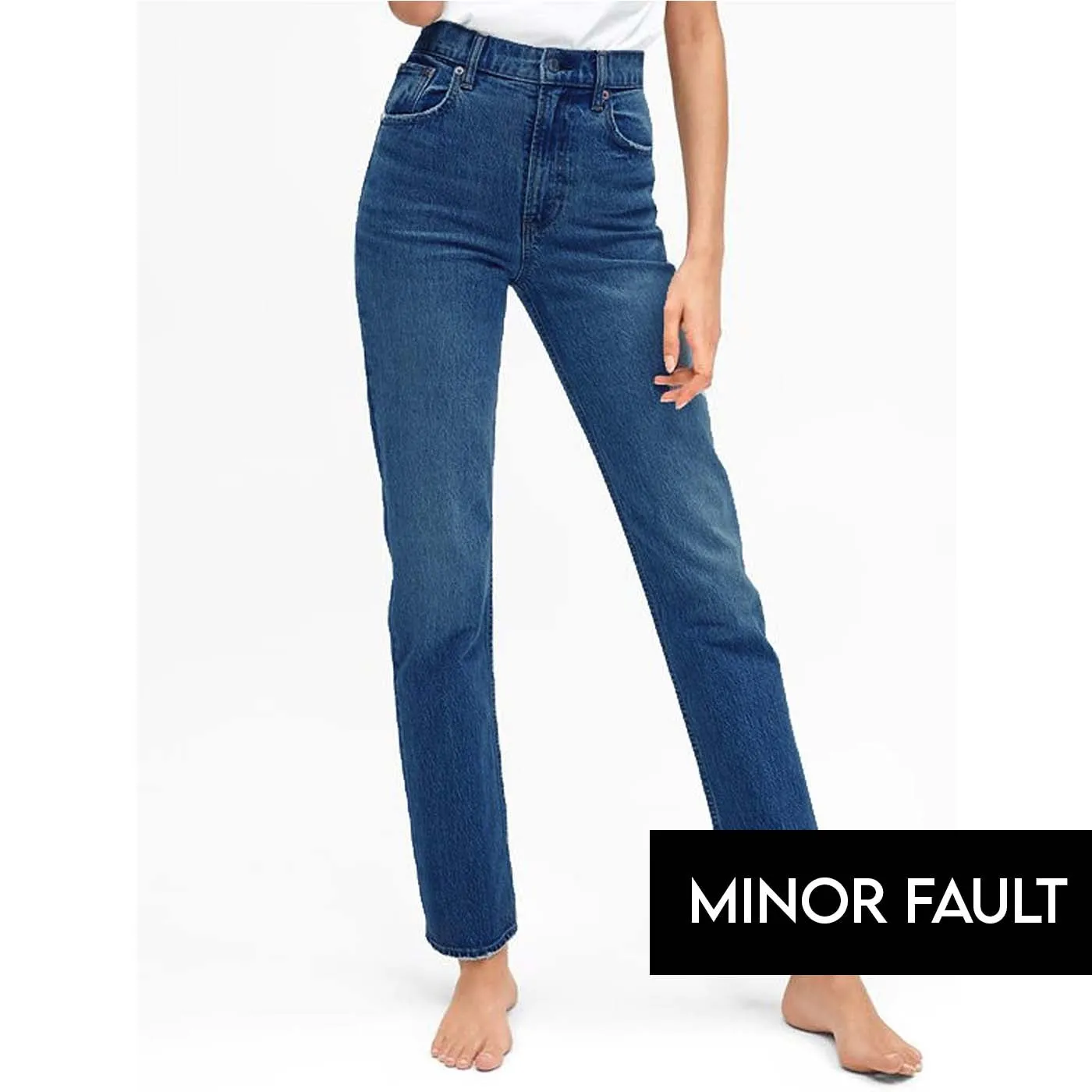 Minor Fault High Wasted Straight Leg Jeans