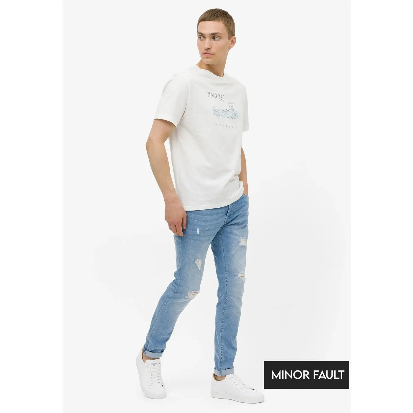 (Minor Fault) Slim Ripped Jeans