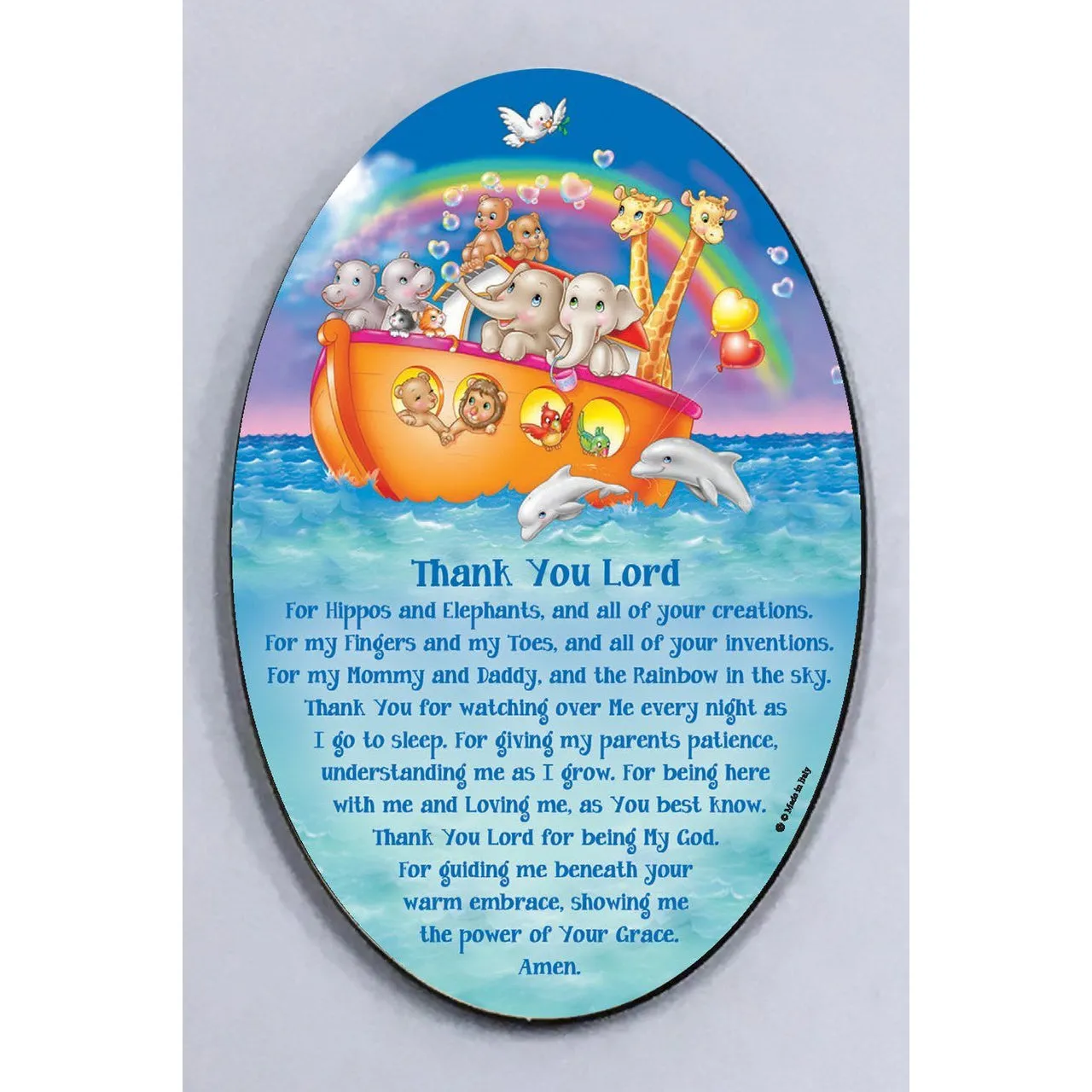 Noah's Ark Wood Wall Plaque