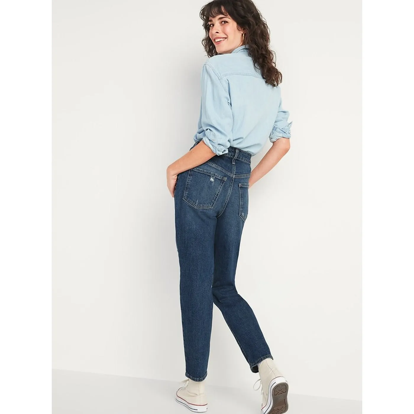 ON Curvy High-Waisted Mom Jeans