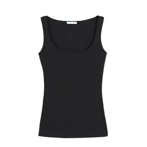 Oukytha 2017 Summer Sexy Low-cut Basic T-shirts Tank Top Solid Cotton Self-cultivati Sleeveless Camisole Tops Women's Vest 2090