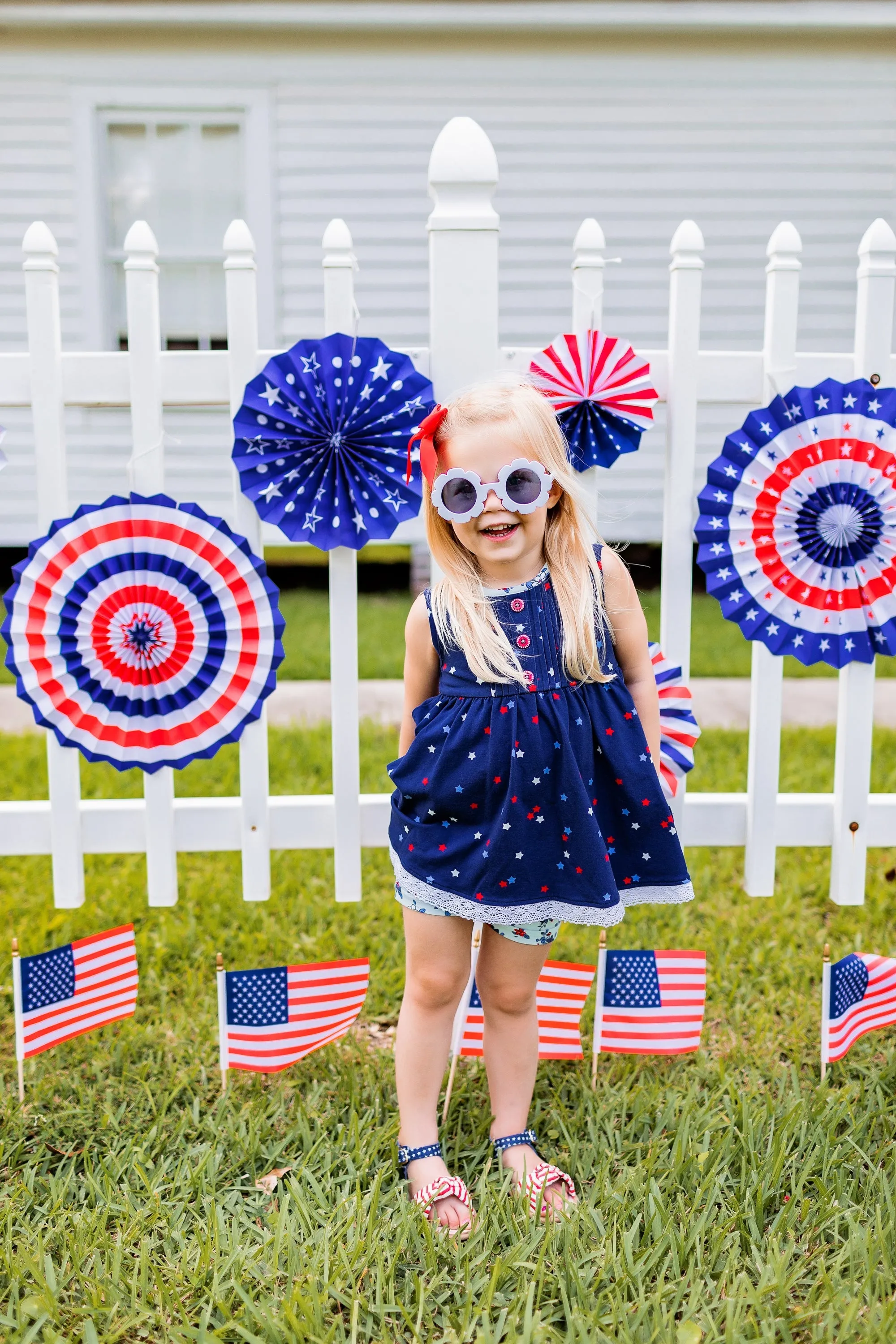 Patriotic Hazel Sandal