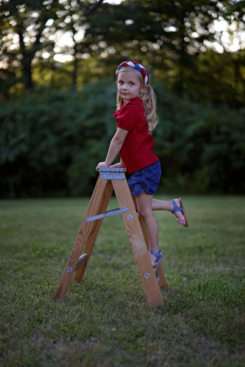 Patriotic Hazel Sandal