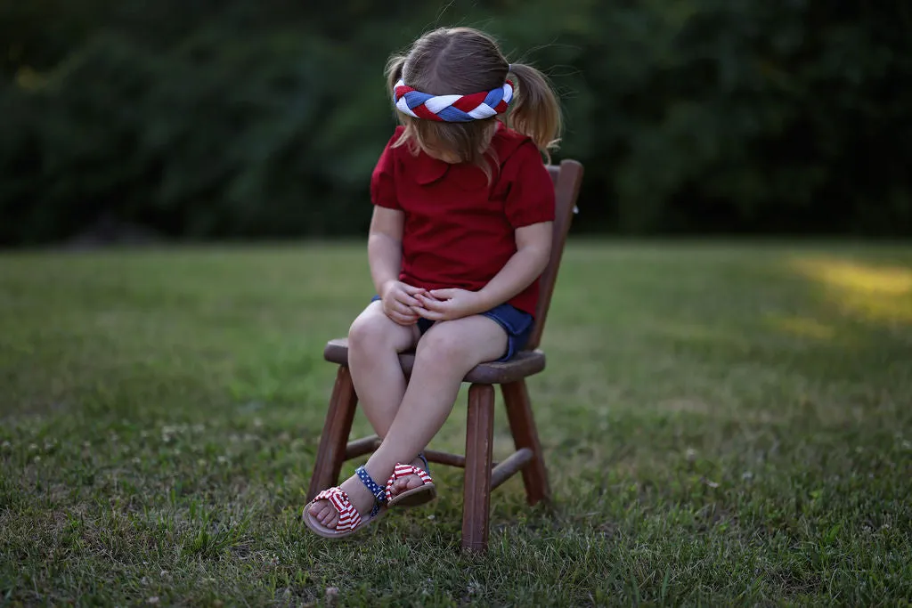 Patriotic Hazel Sandal