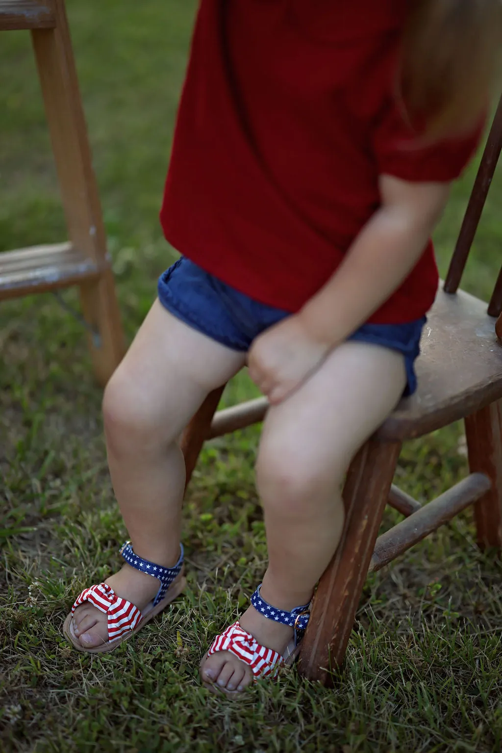 Patriotic Hazel Sandal