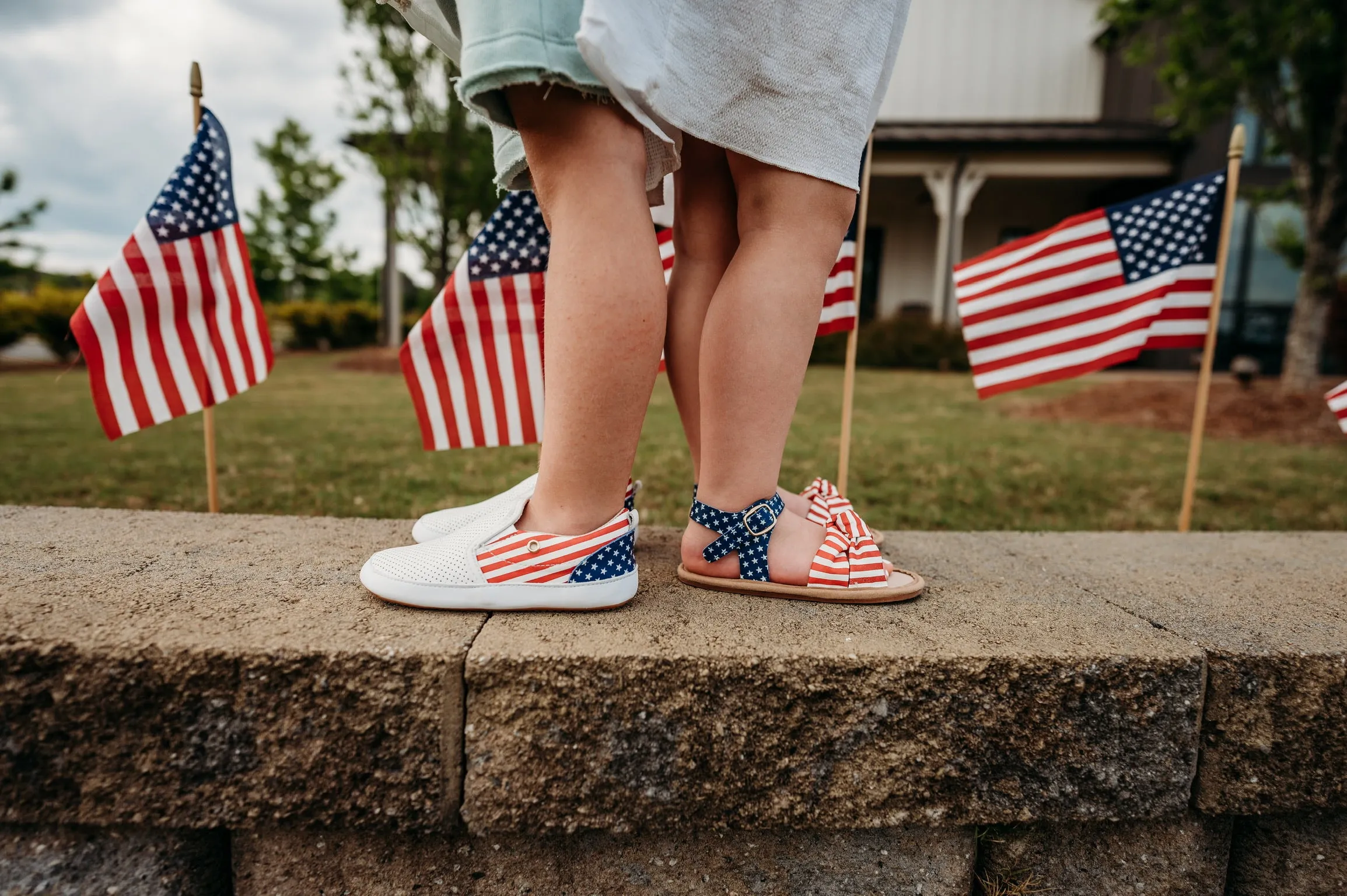 Patriotic Hazel Sandal