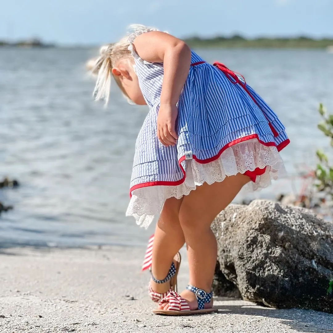 Patriotic Hazel Sandal