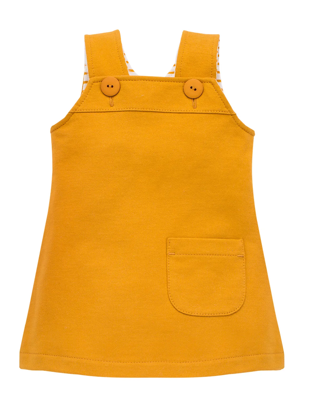 PINOKIO Baby Girls Pinafore Dress Nice Day Yellow (3-18mths)