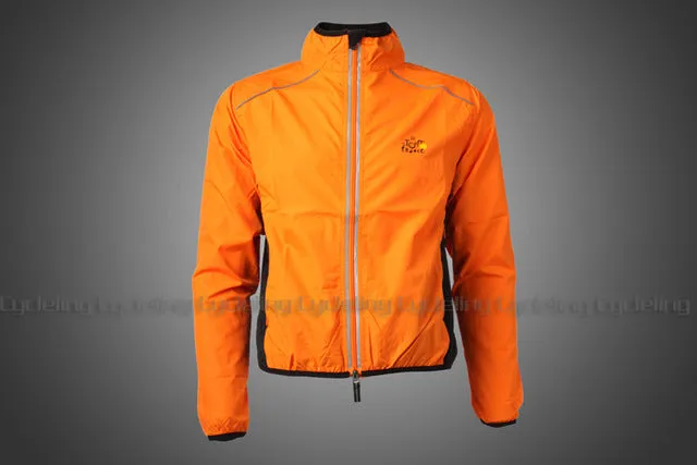 ROCKBROS Reflective Breathable Bike Bicycle Cycling Cycle Long Sleeve Wind Coat Windcoat Windproof Quick Dry Jersey Jacket