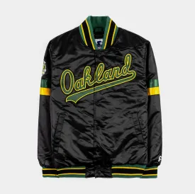 Shoe Palace Exclusive Oakland A's Home Game Varsity Mens Jacket (Black/Green)