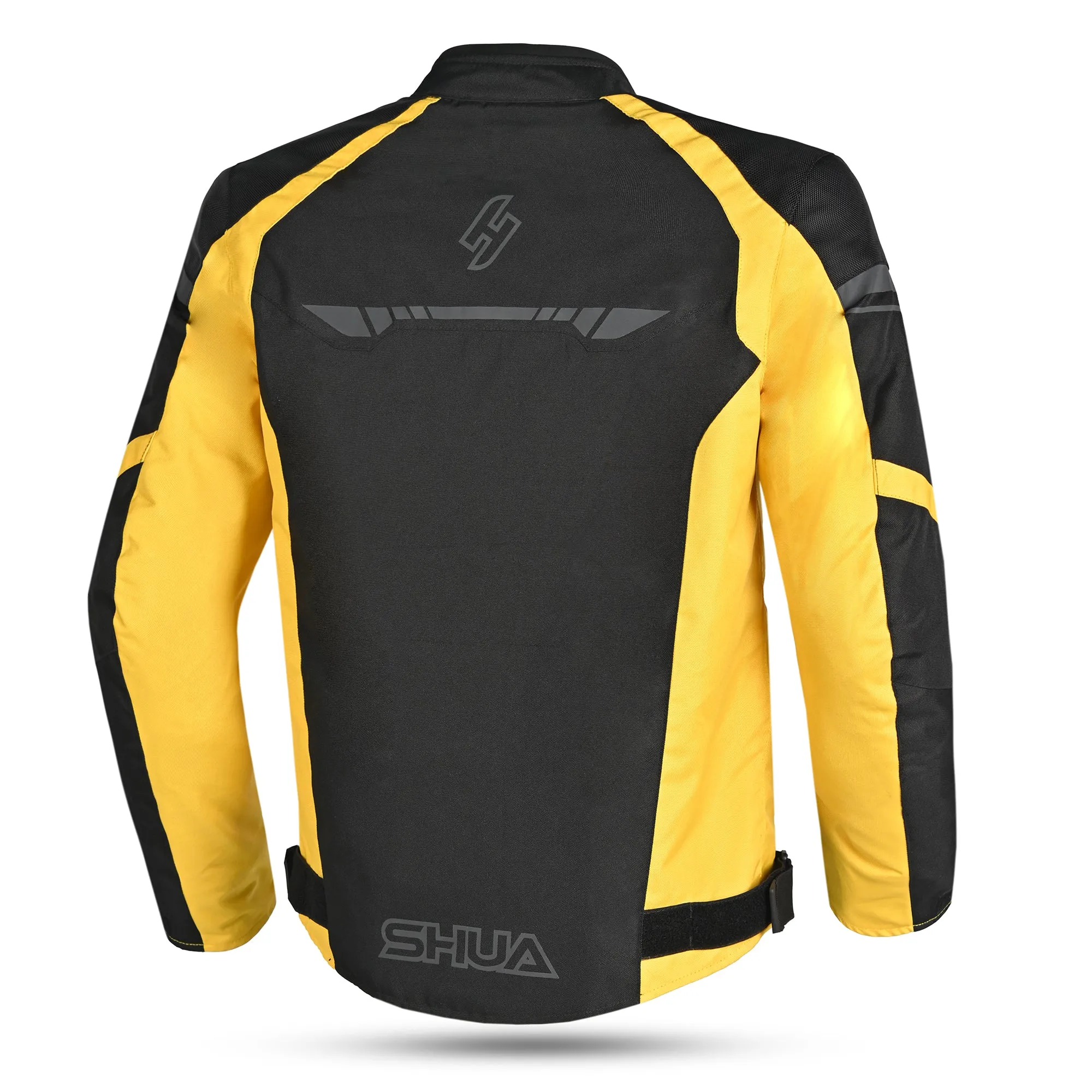 SHUA - Immortal Textile Racing Jacket - Black Yellow