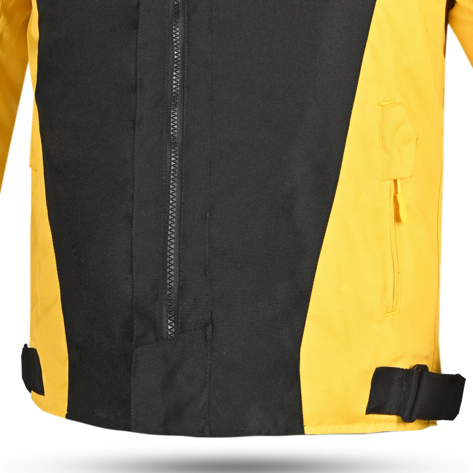 SHUA - Immortal Textile Racing Jacket - Black Yellow