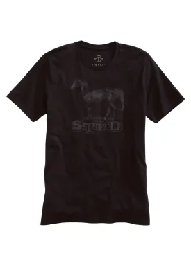 Tin Haul Unisex Black 100% Cotton Stud Horse S/S T-Shirt