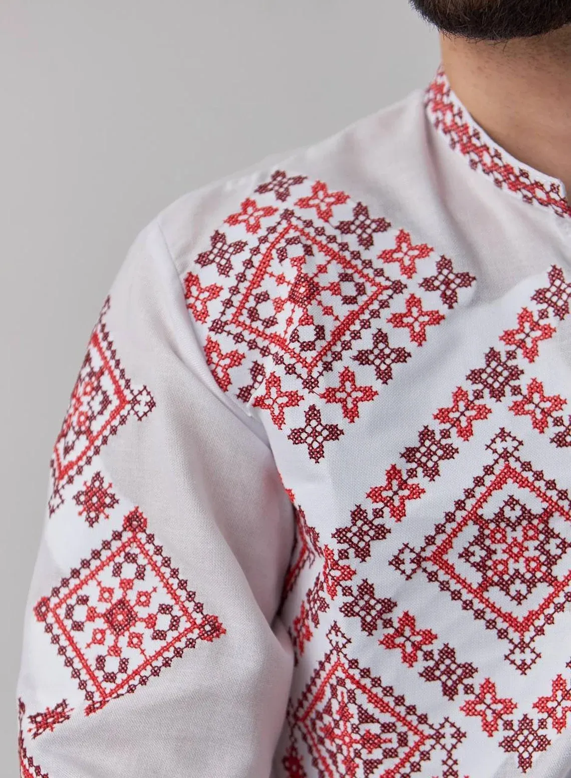 Ukrainian embroidered men vyshyvanka