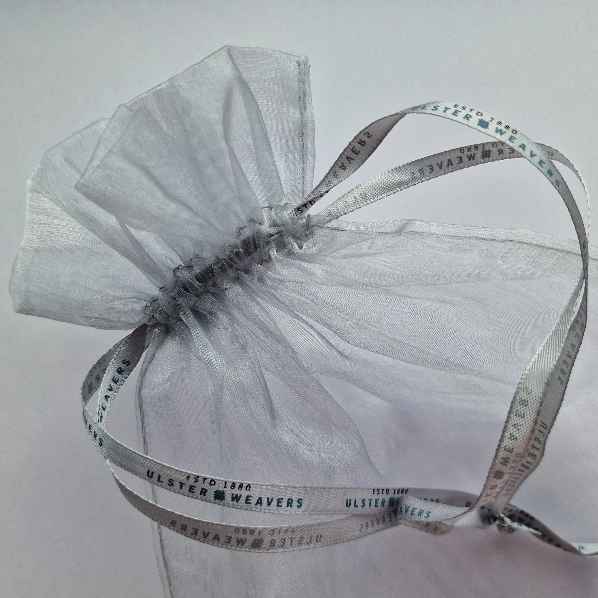 Ulster Weavers Organza Drawstring Goodie Bag in Silver