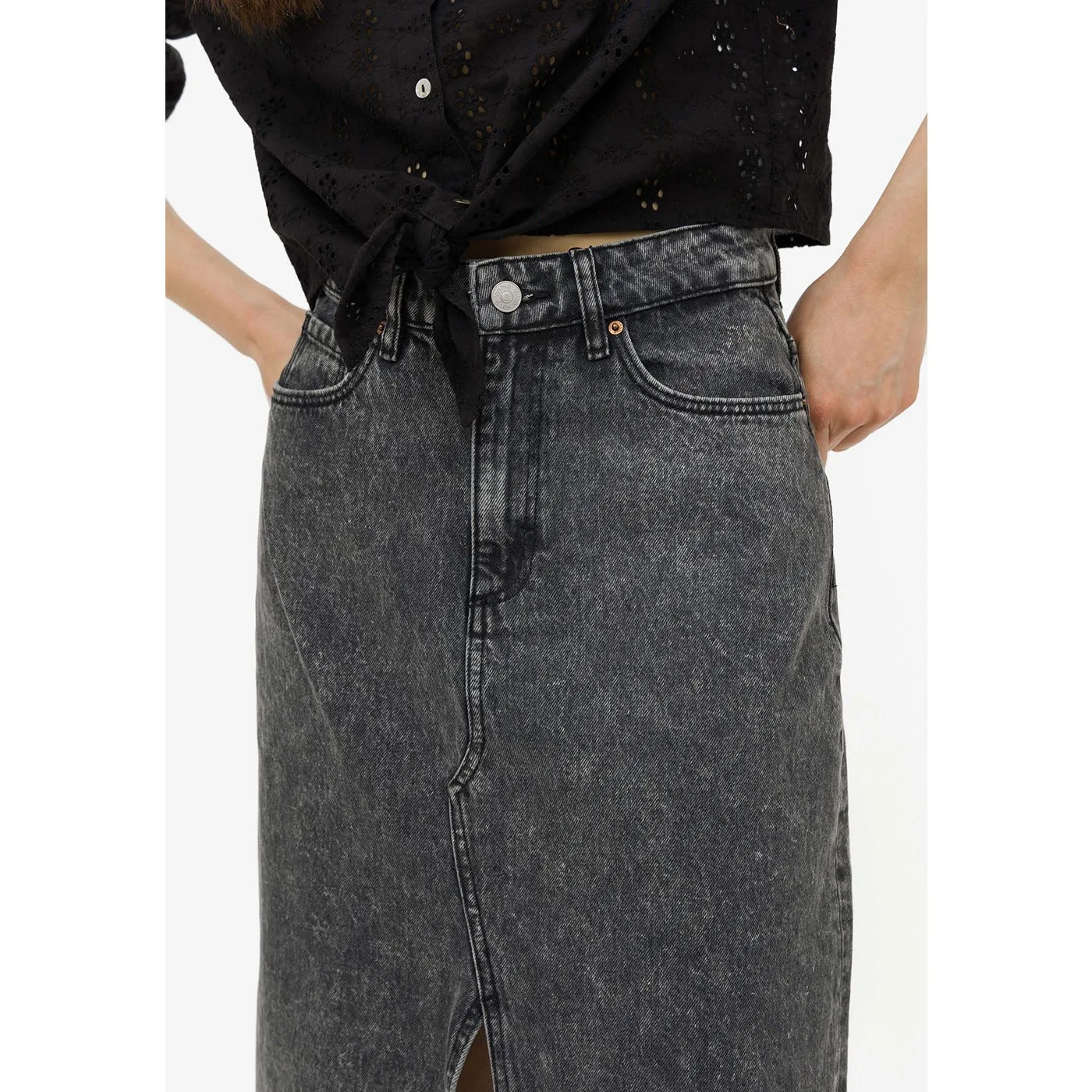 Vilanova Denim Midi Skirt