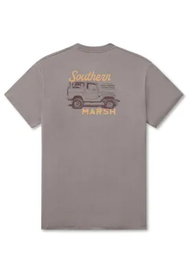 Vintage Cruiser Duck Tee in Dark Gray by Southern Marsh