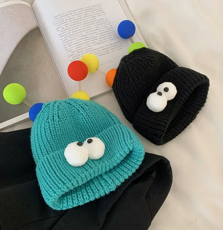 Winter Warm Kids Baby Knit Cartoon Beanie Hat Boys Girls Party Carnival Cosplay YZJ0214