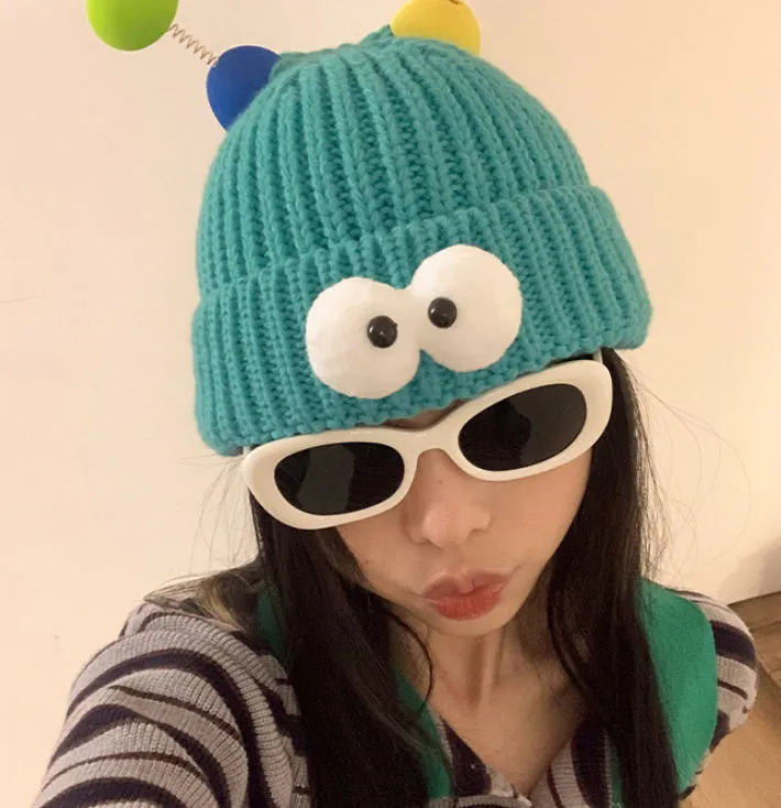 Winter Warm Kids Baby Knit Cartoon Beanie Hat Boys Girls Party Carnival Cosplay YZJ0214