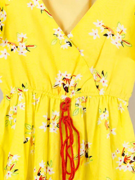 Yellow Floral Dress