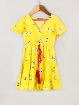 Yellow Floral Dress